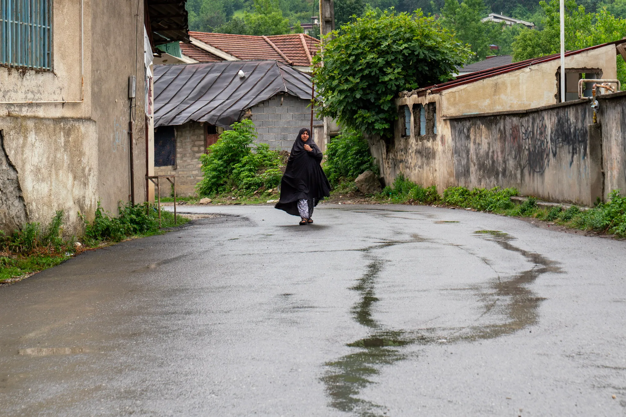 Rain in the Village