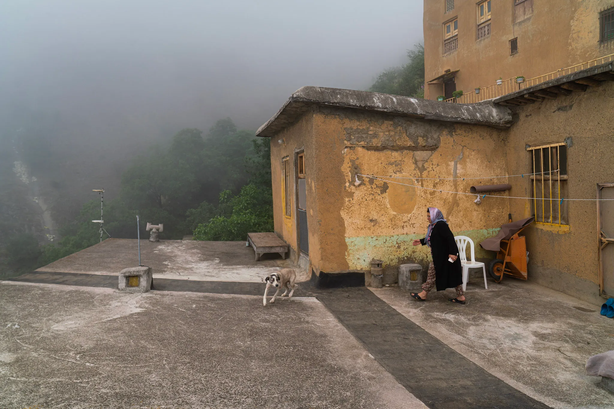 Courtyard in the Clouds