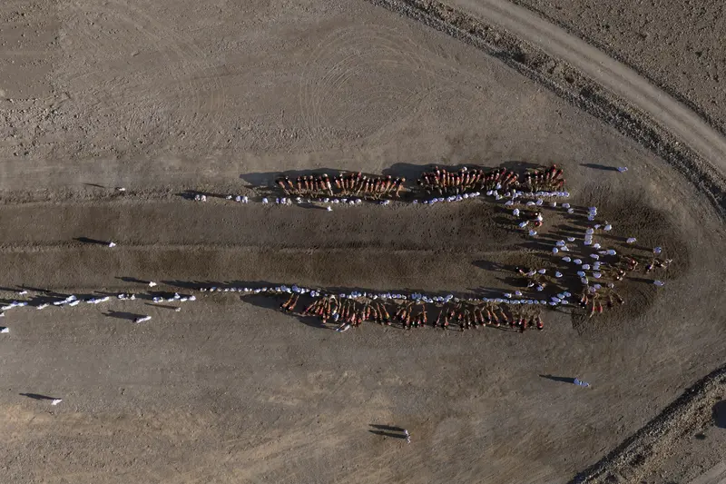 The Camel Track from Above